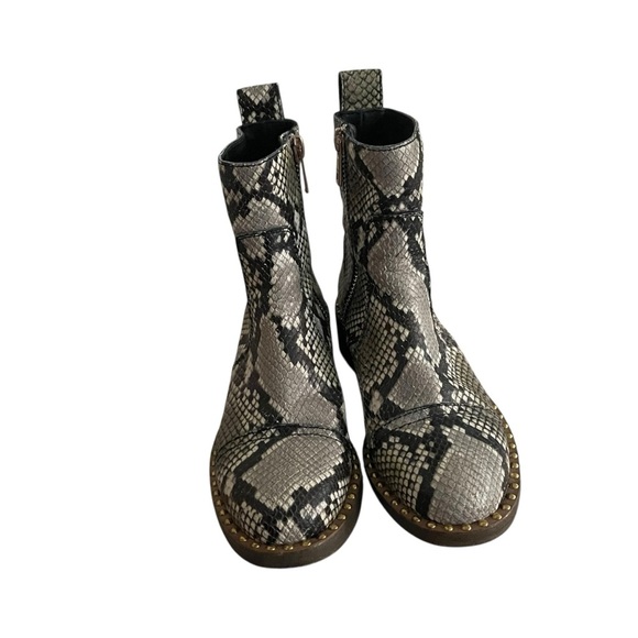 Zadig & Voltaire Snake Print Ankle  Empress Wild Ankle Boot  Women Size 6 - Picture 5 of 9
